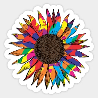 sunny little hippie Sticker